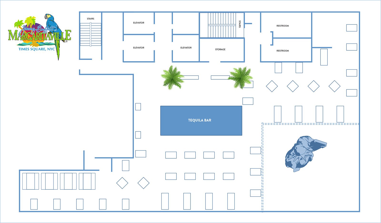 Overhead view of Third Floor